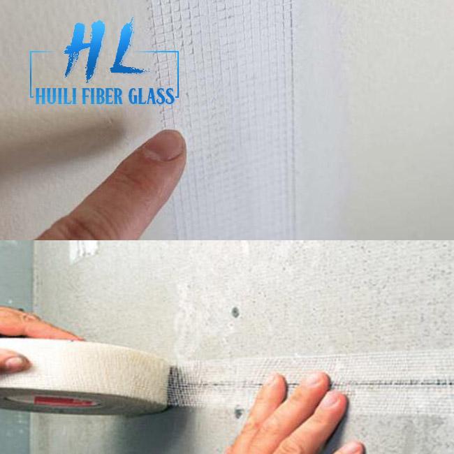 50mm*45m Self Adhesive Plasterboard Tape , Fiberglass Self Adhesive