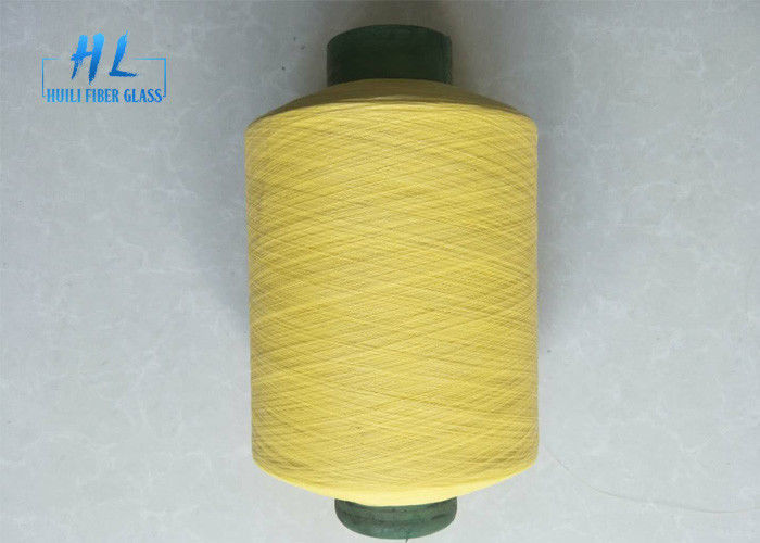 0.25mm Diameter PVC Coated Fiberglass Yarn , Pvc Coated Wire Mesh Yarn