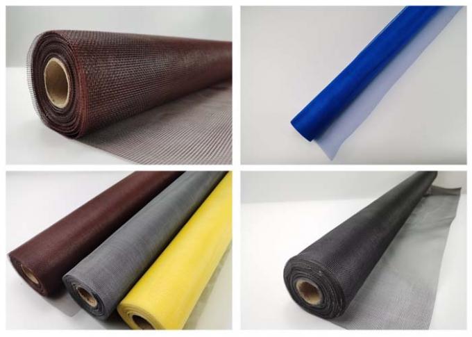 PVC Coated Fiberglass Insect Screen Mesh Anti Mosquito 6ft * 30m