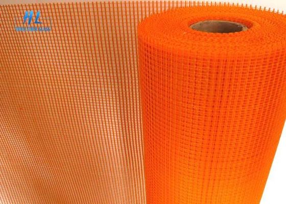 Orange Window Mesh Texture Soft Mesh 145g 5*5mm Orange Fiberglass Insect Mesh For Reinforcement