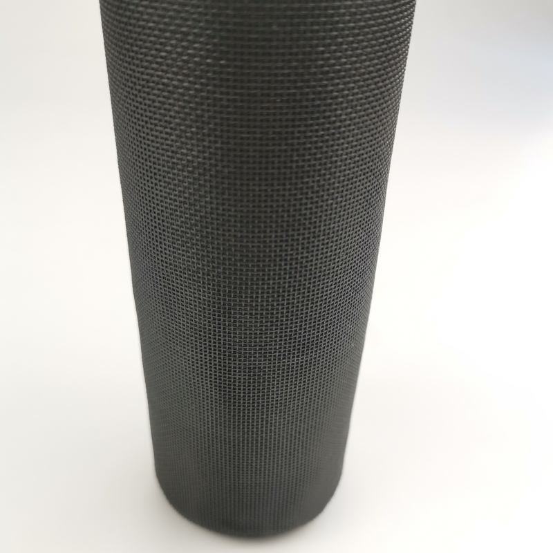 Lightweight Black PET Mesh Screen Rolls 280g/m2 Easy Installation for Various Applications