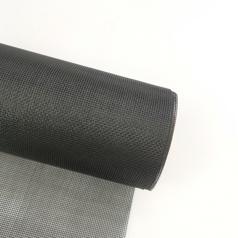 280g/m2 Black Or Grey PET Mesh Screen Roll 1-3m Wide 30m To 100m Long