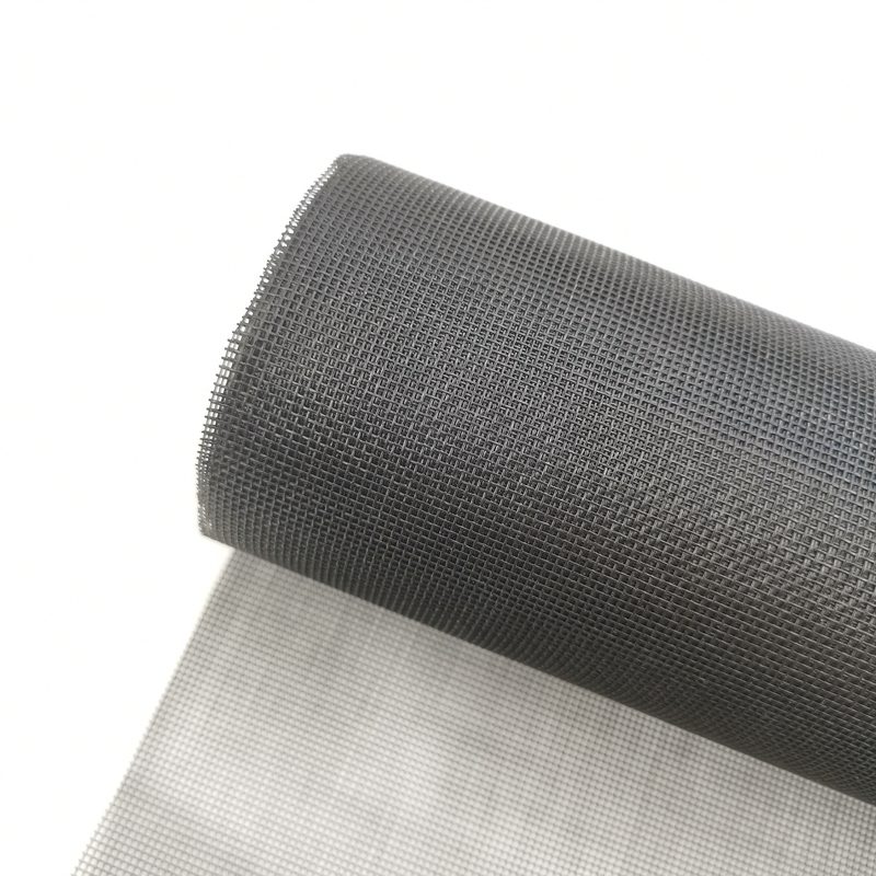 Lightweight Durable PET Mesh Screen Easy Install 280g/m2 360g/m2 Black Grey 15x11 Mesh Count
