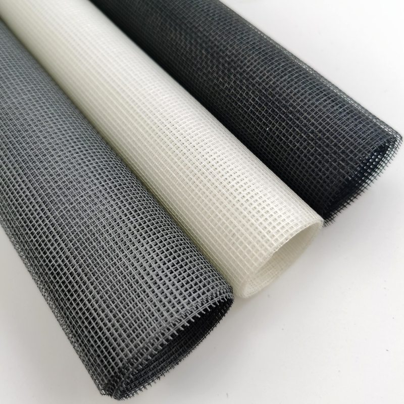 E Glass Fiberglass Window Screen with PVC 0.28mm Wire Dia for Home Protection