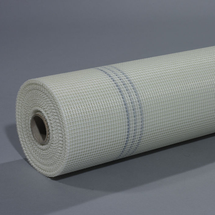 Sturdy Fiberglass Reinforcement Mesh Roll 50m-200m Length 4*4mm Aperture For Wall Support