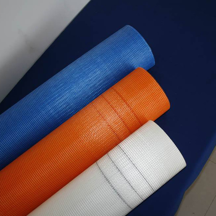 Sturdy Fiberglass Reinforcement Mesh Roll 50m-200m Length 4*4mm Aperture For Wall Support