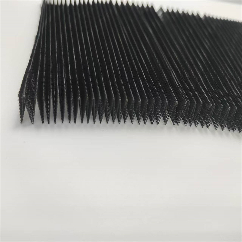 Expandable 18mm Folding Height Anti Insect Plisse Screen For Windows And Doors