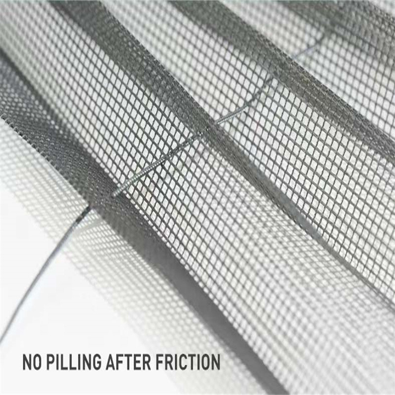 Expandable 18mm Folding Height Anti Insect Plisse Screen For Windows And Doors