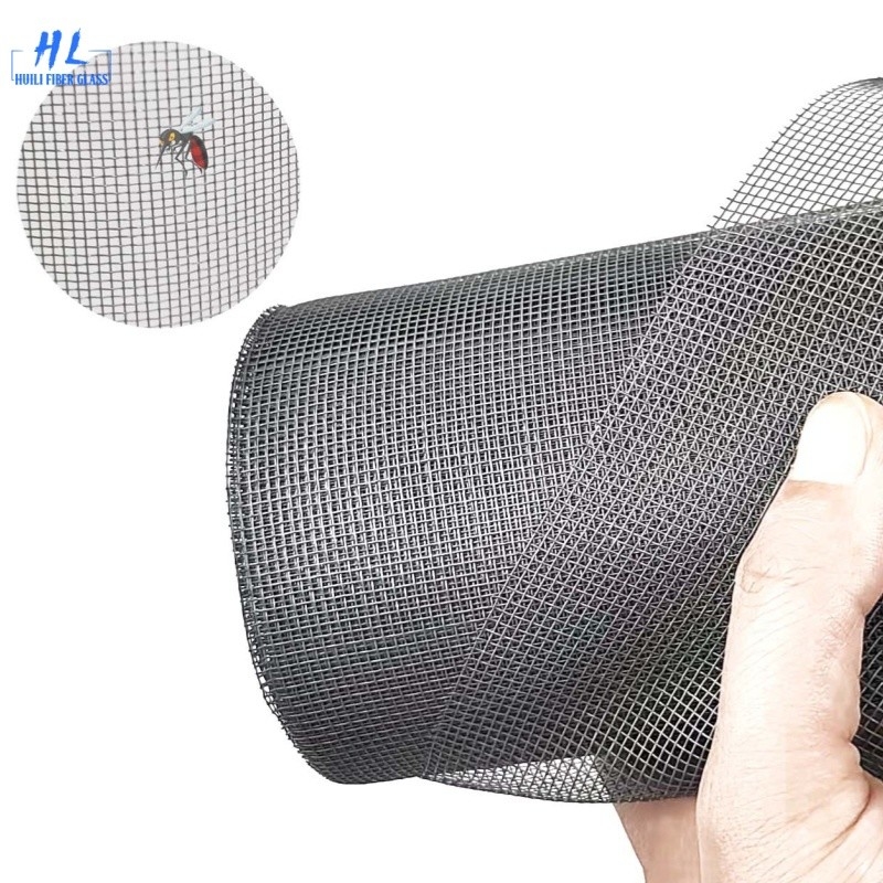 Certified by International Standards Plain Woven Fiberglass Mosquito Mesh Perfect for Window and Door Screen Tear-Resistant