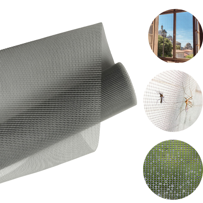 Customizable 22*22 Fiberglass Mosquito Mesh With Yellow Coating 0.28mm Wire Diameter And 1.2m Width