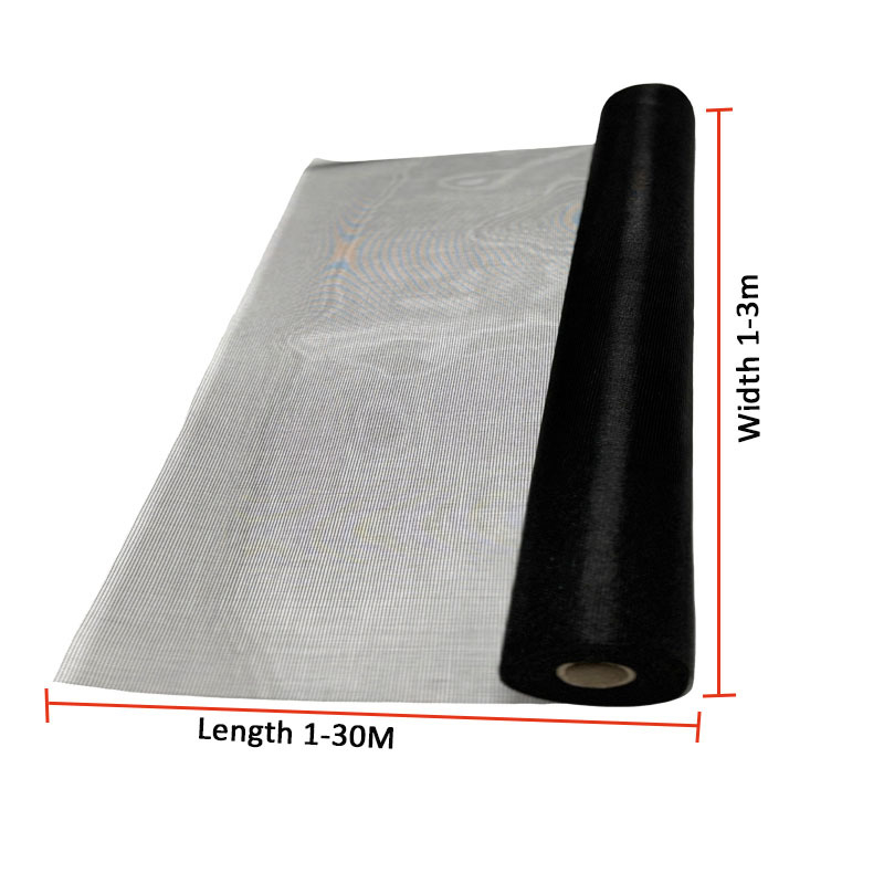 Customizable 22*22 Fiberglass Mosquito Mesh With Yellow Coating 0.28mm Wire Diameter And 1.2m Width