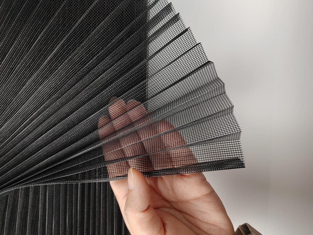 19mm Pleated Height Plisse Insect Screen In 0.5-3.5m Width For Durable Protection