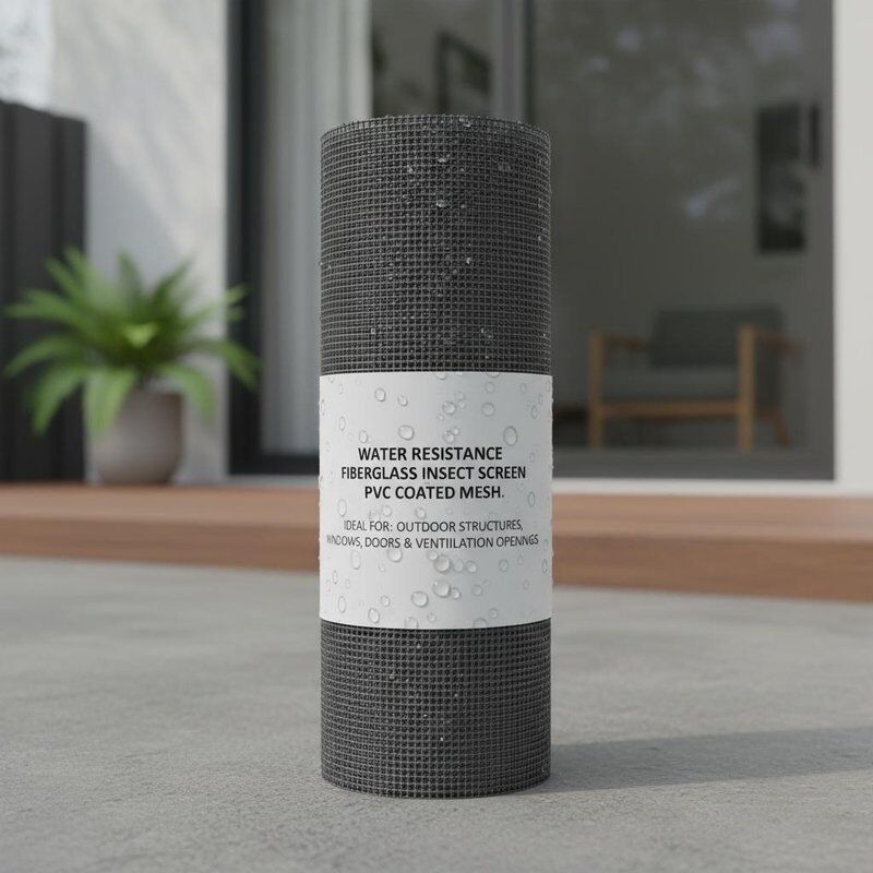 Water Resistance Fiberglass Insect Screen PVC Coated Mesh Ideal for in Outdoor Structures Windows Doors and Ventilation Openings