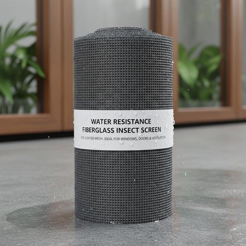 Water Resistance Fiberglass Insect Screen PVC Coated Mesh Ideal for in Outdoor Structures Windows Doors and Ventilation Openings