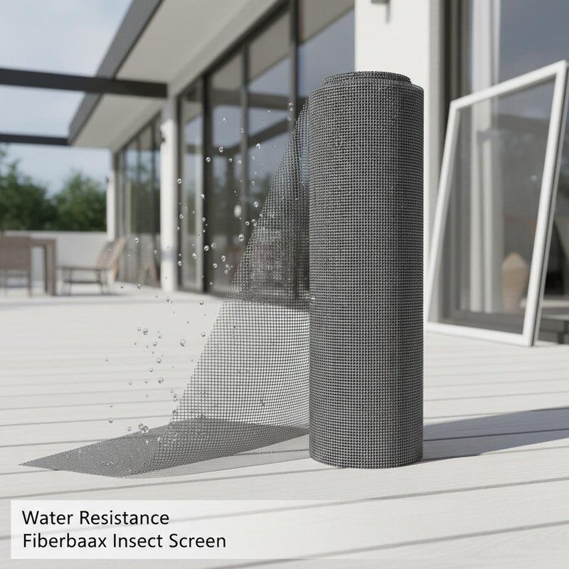 Water Resistance Fiberglass Insect Screen PVC Coated Mesh Ideal for in Outdoor Structures Windows Doors and Ventilation Openings
