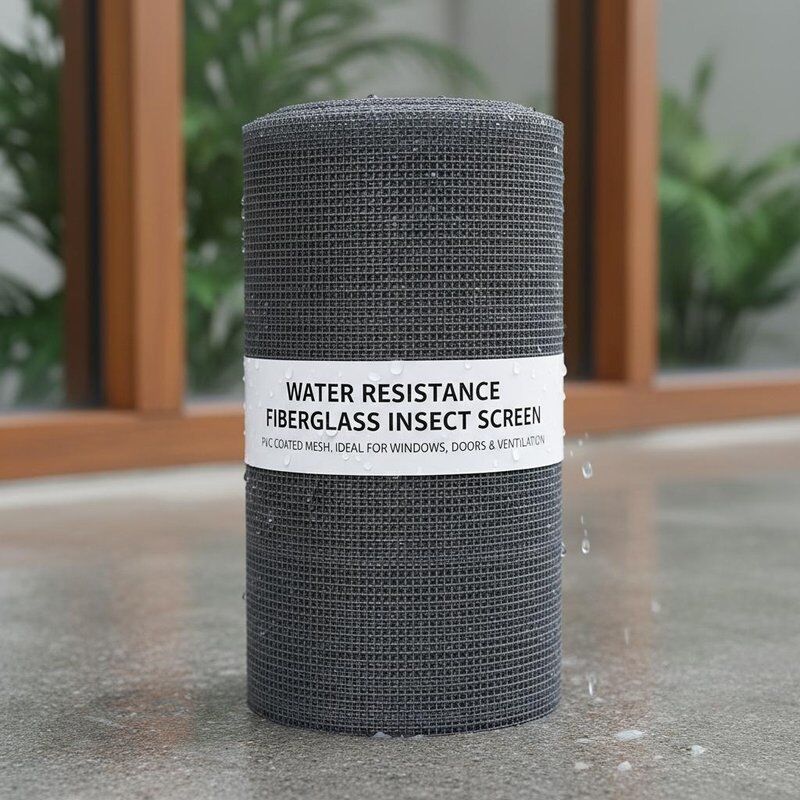 Water Resistance Fiberglass Insect Screen PVC Coated Mesh Ideal for in Outdoor Structures Windows Doors and Ventilation Openings