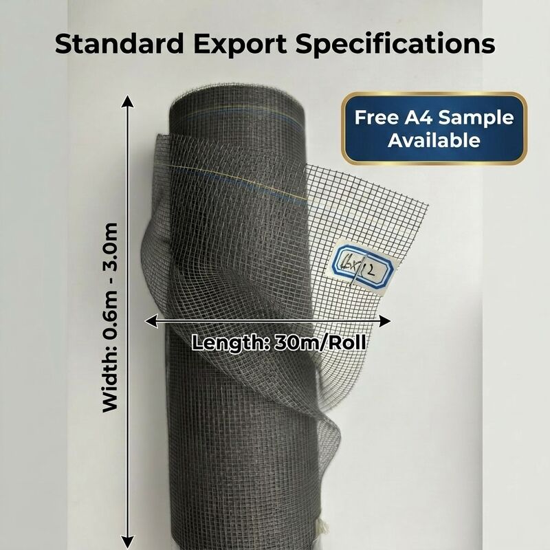 1m 1.2m 1.5m 1.8m insect screen mesh window and door screens corrosion resistant insect protection mesh for commercial