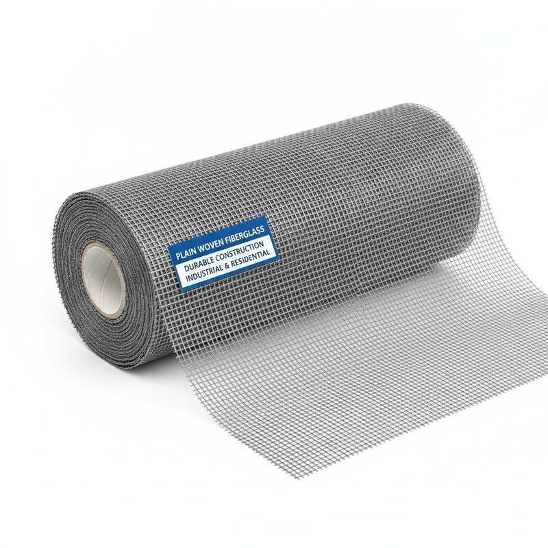 Plain Woven Fiberglass Bug Screen Featuring Durable Construction Suitable For Industrial And Residential