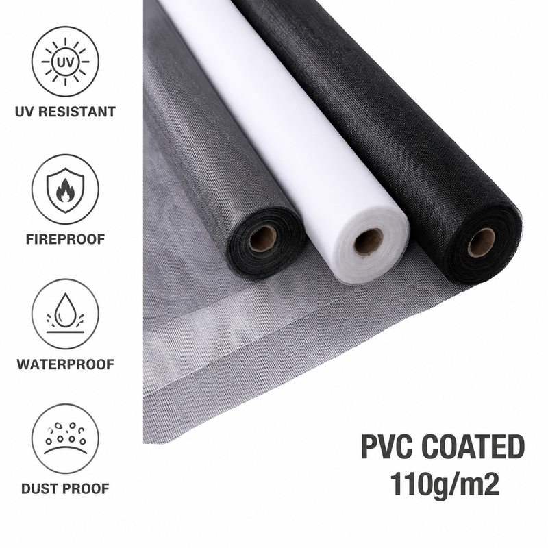 Certified by International Standards 135g 22x22 Mesh Corrosion-Resistant Durable Fly Screen Mesh Screen Tear Resistant Screen