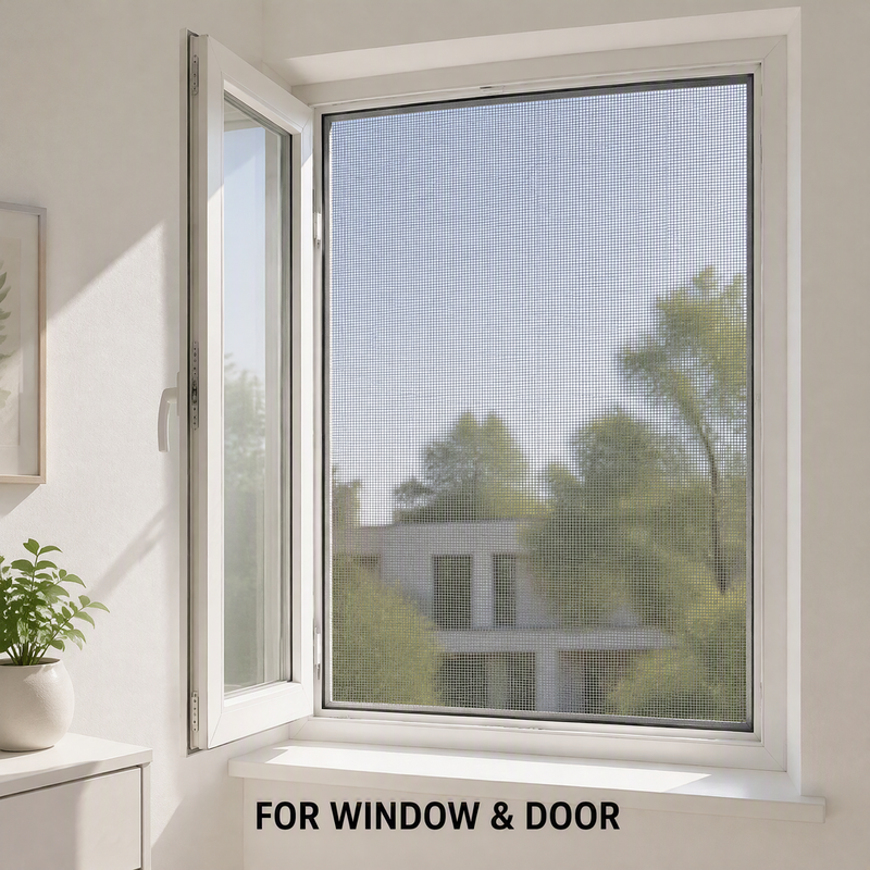 Insect Protection Fiberglass Window Screen 18 by 14 Mesh Strong Durable Fiberglass Screen Netting Designed for Long Term