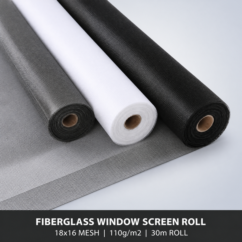 Insect Protection Fiberglass Window Screen 18 by 14 Mesh Strong Durable Fiberglass Screen Netting Designed for Long Term