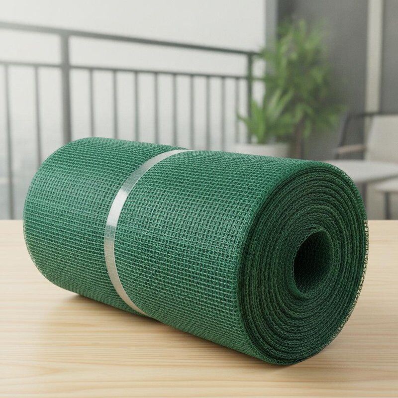Factory wholesale16x13 Mesh 84g Green Corrosion-Resistant UV Protection Window Screen Insect Net Balcony Windproof Screen