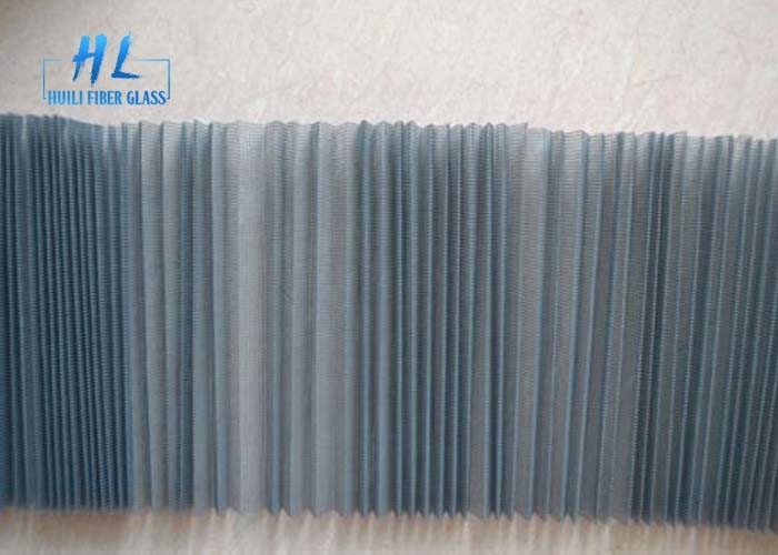 18mm Folding Height 20x20 Mesh UV Resistance Pleated Insect Screen for Windows and Doors