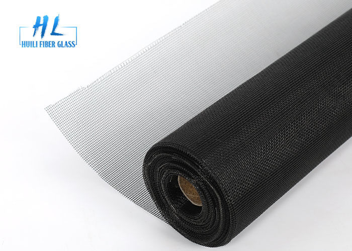 18*16 115g Fiberglass Insect Screen Black Color Noncombustible Rust Proof