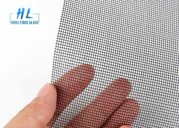18*16 115g Fiberglass Insect Screen Black Color Noncombustible Rust Proof