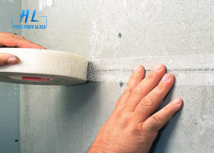 Free Sample C Glass Self adhesive Fiberglass Mesh Tape For Heat Up To 500℃