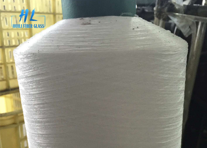 0.25mm Black PVC Coated Fiberglass Yarn Fire Retardant For Weaving Insect Screen