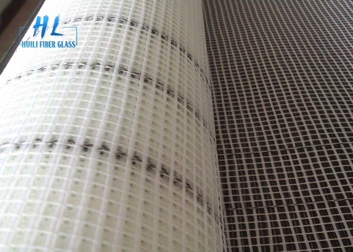 C Glass Fiberglass Mesh with 300N-800N Tensile Strength for Wall White/Blue/Yellow Coated Square Mesh