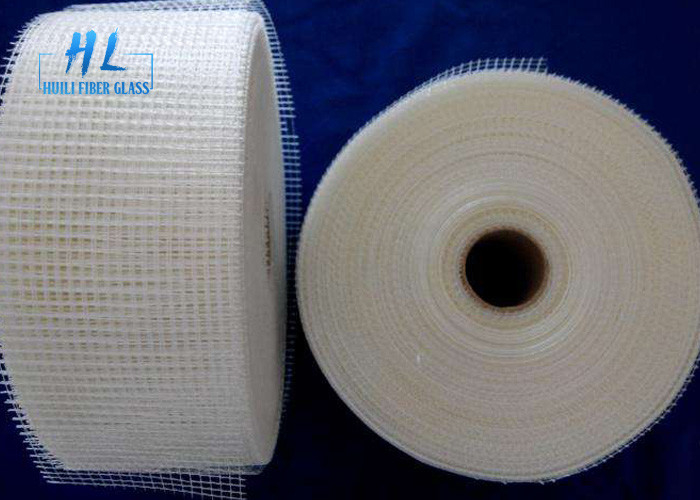 Plain Woven Fiberglass Self Adhesive Mesh Tape 60g - 65g/m2 Heat Resistant Up To 500℃