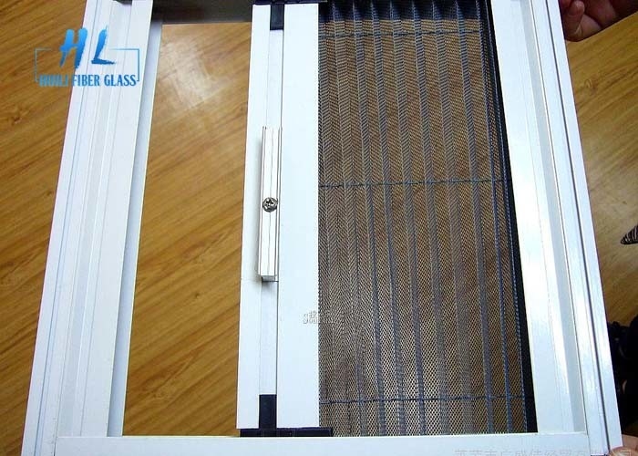 18*16 Plisse Insect Screen Grey Color Cold Resistant For Doors And Windows