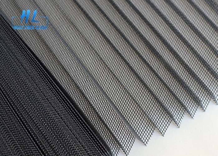 18*16 Plisse Insect Screen Grey Color Cold Resistant For Doors And Windows