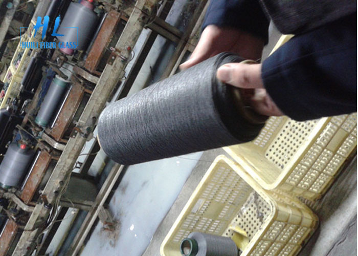 Excellent Water Resistant E Glass 34tex 1/0 Fiberglass yarn coated PVC in Carton Package