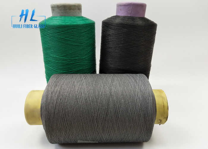 Fiber Glass Yarn Coated By PVC Customizable Processing Service For Water Resistant Applications