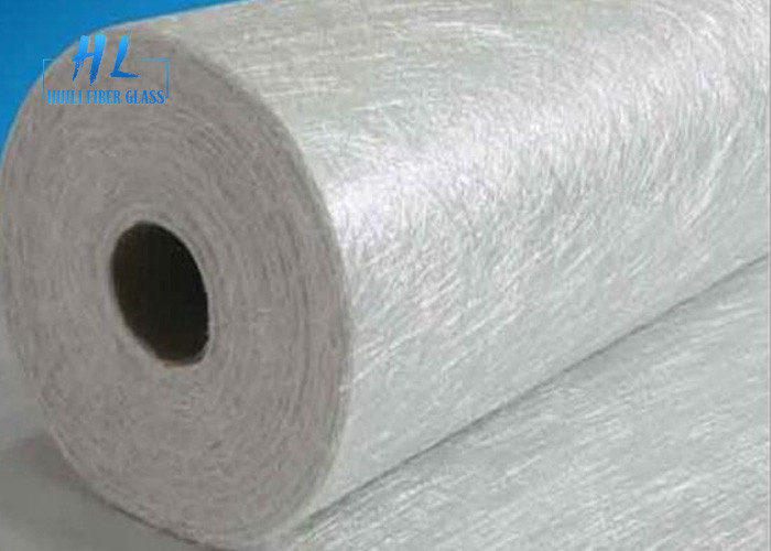 Direct Roving E Glass Fiberglass Chopped Strand Mat Roll in 76mm Core Diameter White Color