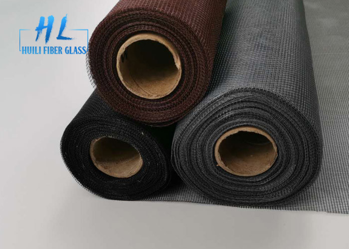 Fireproof Black Color 18*16 Fiberglass Mosquito Net To Italy Market