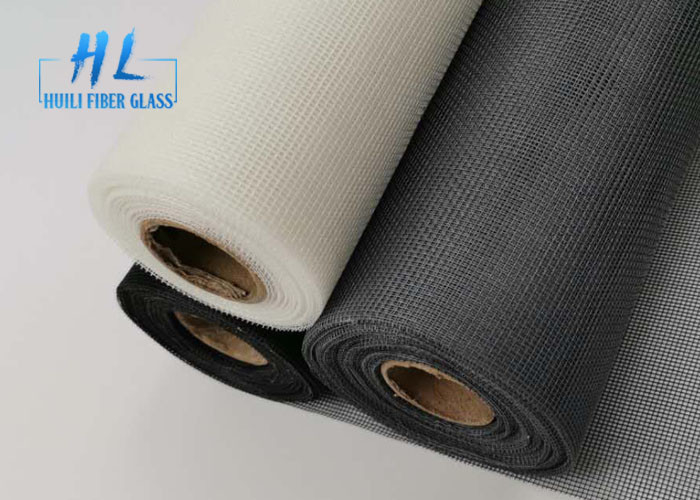 Customized 17*14 Ivory Color Fiberglass Mosquito Net With Color Edges