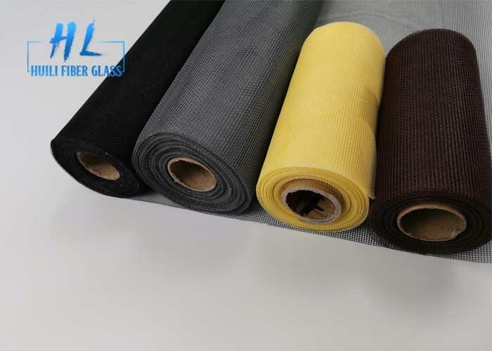 Customized 17*14 Ivory Color Fiberglass Mosquito Net With Color Edges