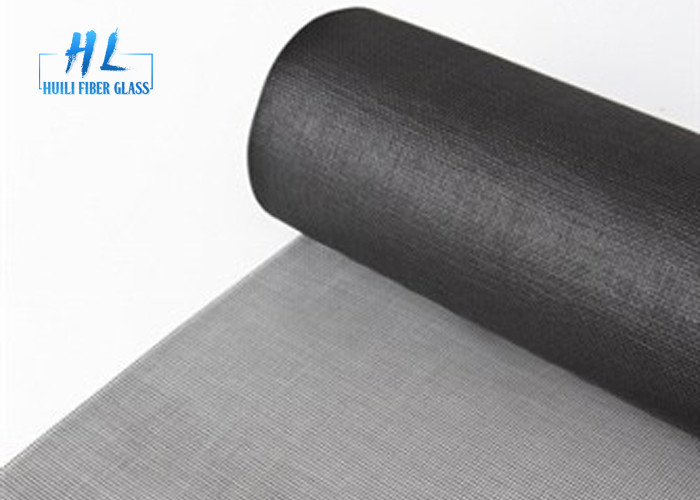 Black color, fiberglass window screen, plain weaving factory price fire resistant