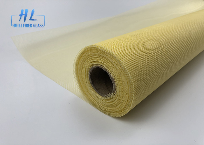 Ivory color, fiberglass window screen for india market, low price with good tensile, factory directly