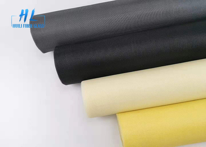 Ivory color, fiberglass window screen for india market, low price with good tensile, factory directly