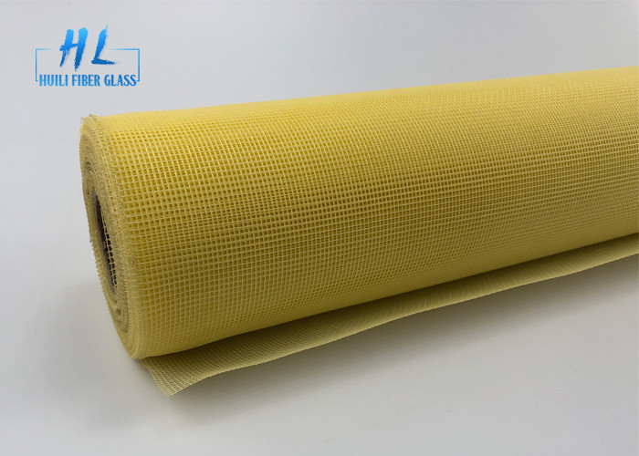 18*16 Mesh 120G Fiberglass Window Screen With Yellow and Grey Colors