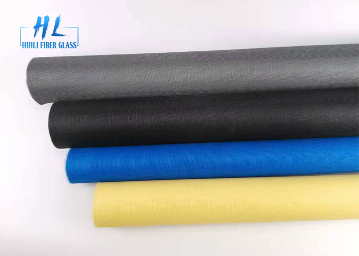 Industrial Fiberglass Insect Screen With Closed Selvedge Edge for Varied Usage in Black/Grey/White/Green/Blue