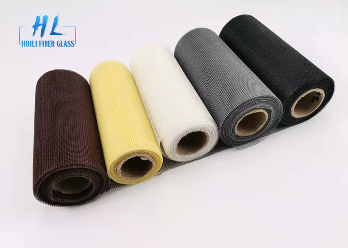 E - Glass Fiberglass Insect Screen High Tensile Strength Grey Color