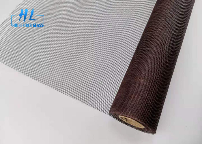 Waterproof Brown Color Fiberglass Insect Screen Mesh Against Mosquitoes