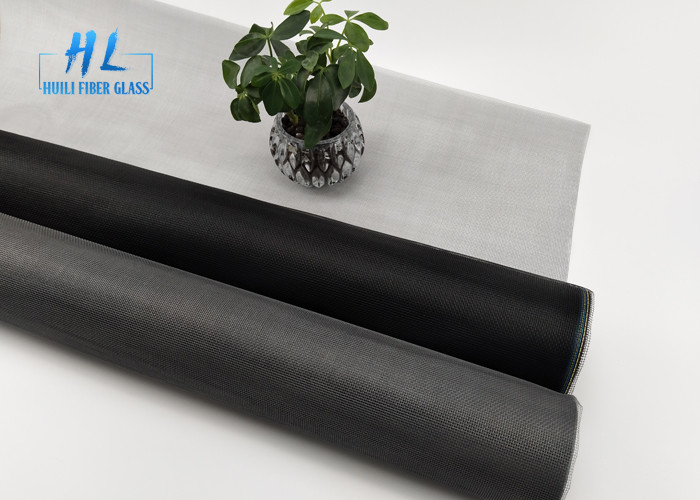 UV Resistant Fiberglass Mosquito Mesh Max 3.0m Wide Hook Close Way Plain Weave 18*16 Mesh
