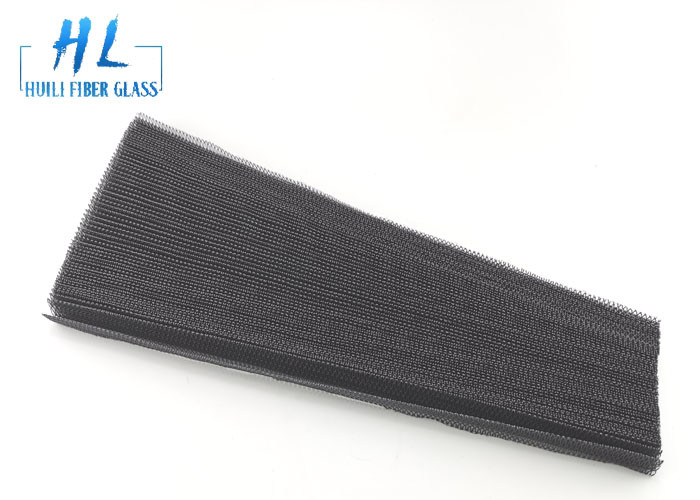 Black 18*14 Fiberglass Screen Mesh 200m / Roll 0.22mm 0.19mm Yarn Diameter